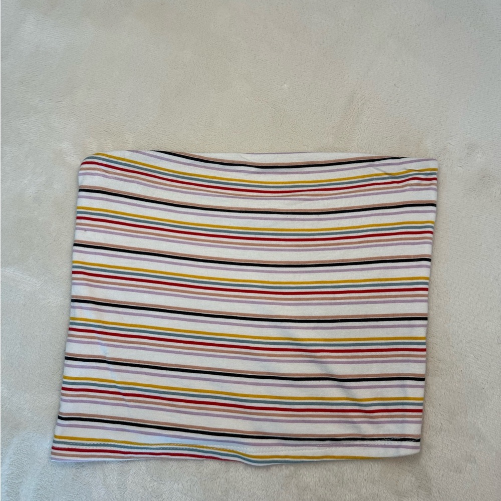 American Eagle Striped Tube Top